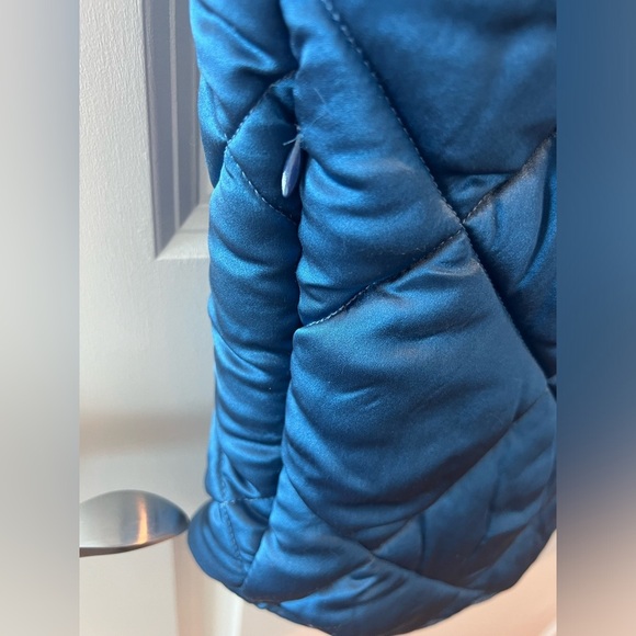 Sandro Blue Oversized Quilted Puffy Vest - Picture 5 of 16